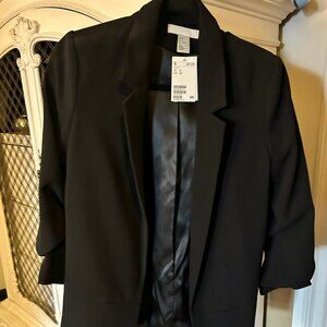 Chic H&M Black Blazer | US 8 | Classic Tailored Fit